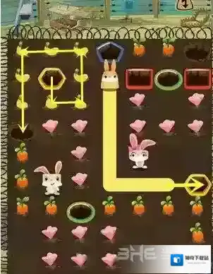 兔子复仇记穿过大火第28关怎么过 第五章28关三星图文攻略