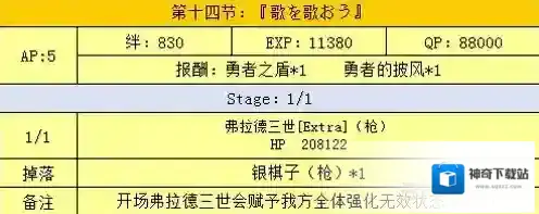 fgo万圣节二期复刻第十四节配置介绍 第十四节掉落一览