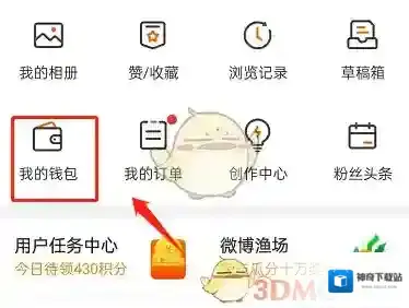 微博我的钱包