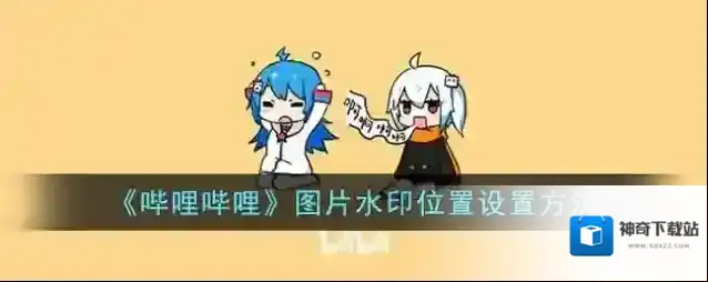 《哔哩哔哩》图片水印位置设置方法