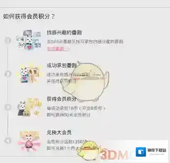 哔哩哔哩会员积分