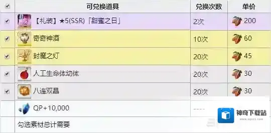 FGO掉落