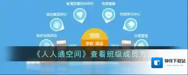 《人人通空间》查看班级成员方法