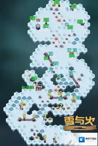 剑与远征雪与火怎么过 通关路线图分享
